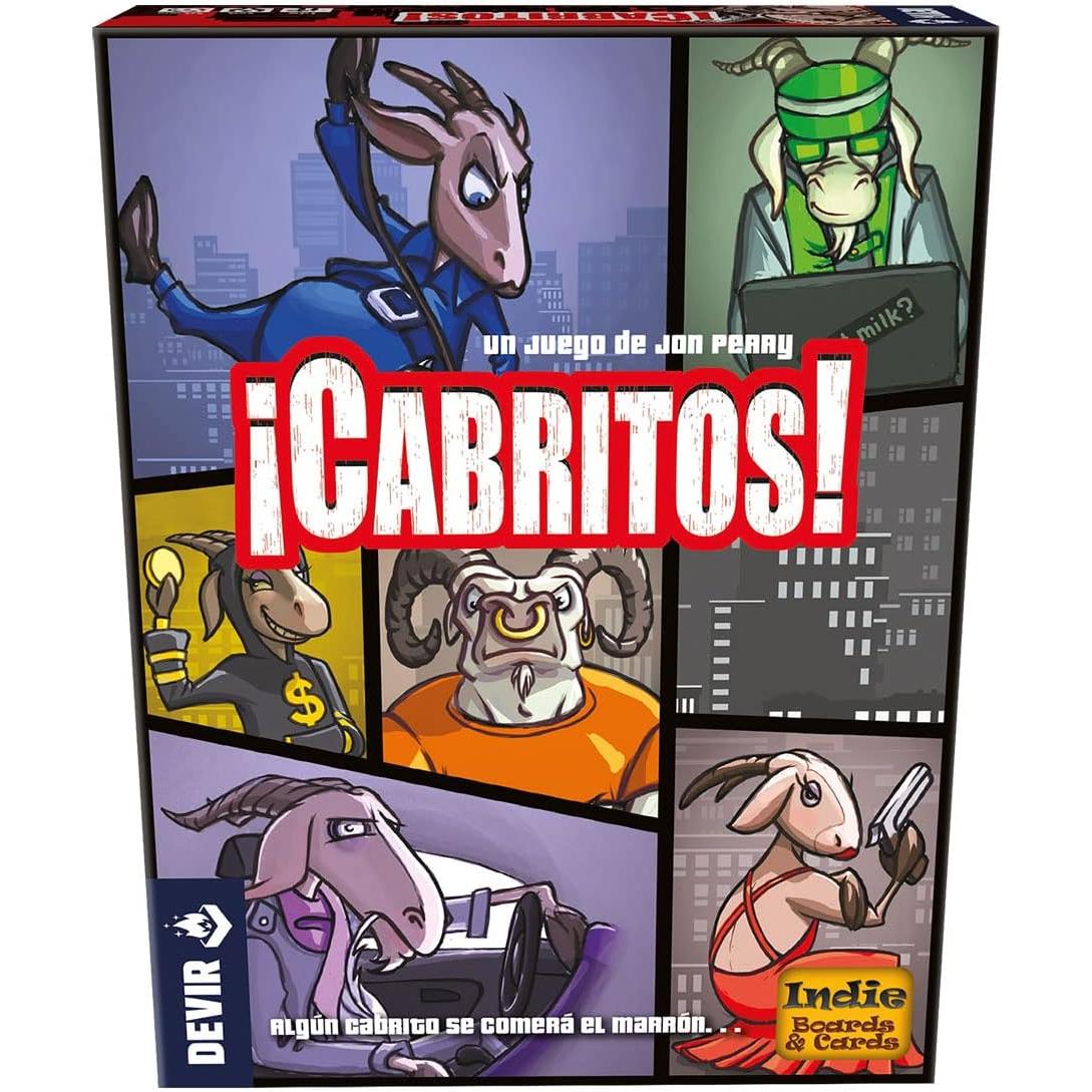 Devir - ¡Cabritos!, Juego de Mesa, Juego de Mesa Rápido y Ingenioso, Juego de Mesa Divertido con Amigos (BGCABSP)