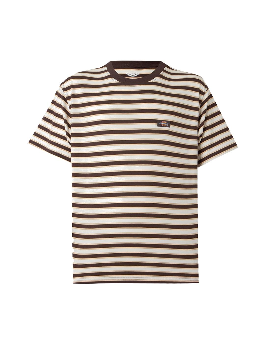 DICKIES CAMISETA RAYAS MARRON