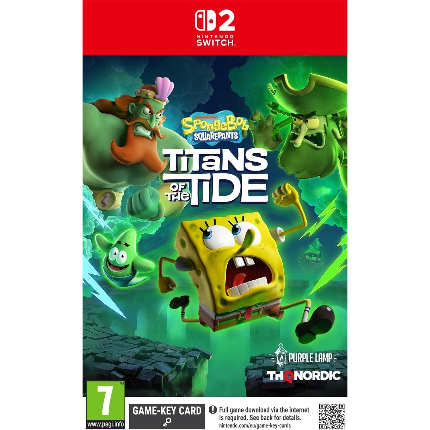 SpongeBob SquarePants: Titans of the Tide Juego Fisico para Consola Nintendo Switch 2