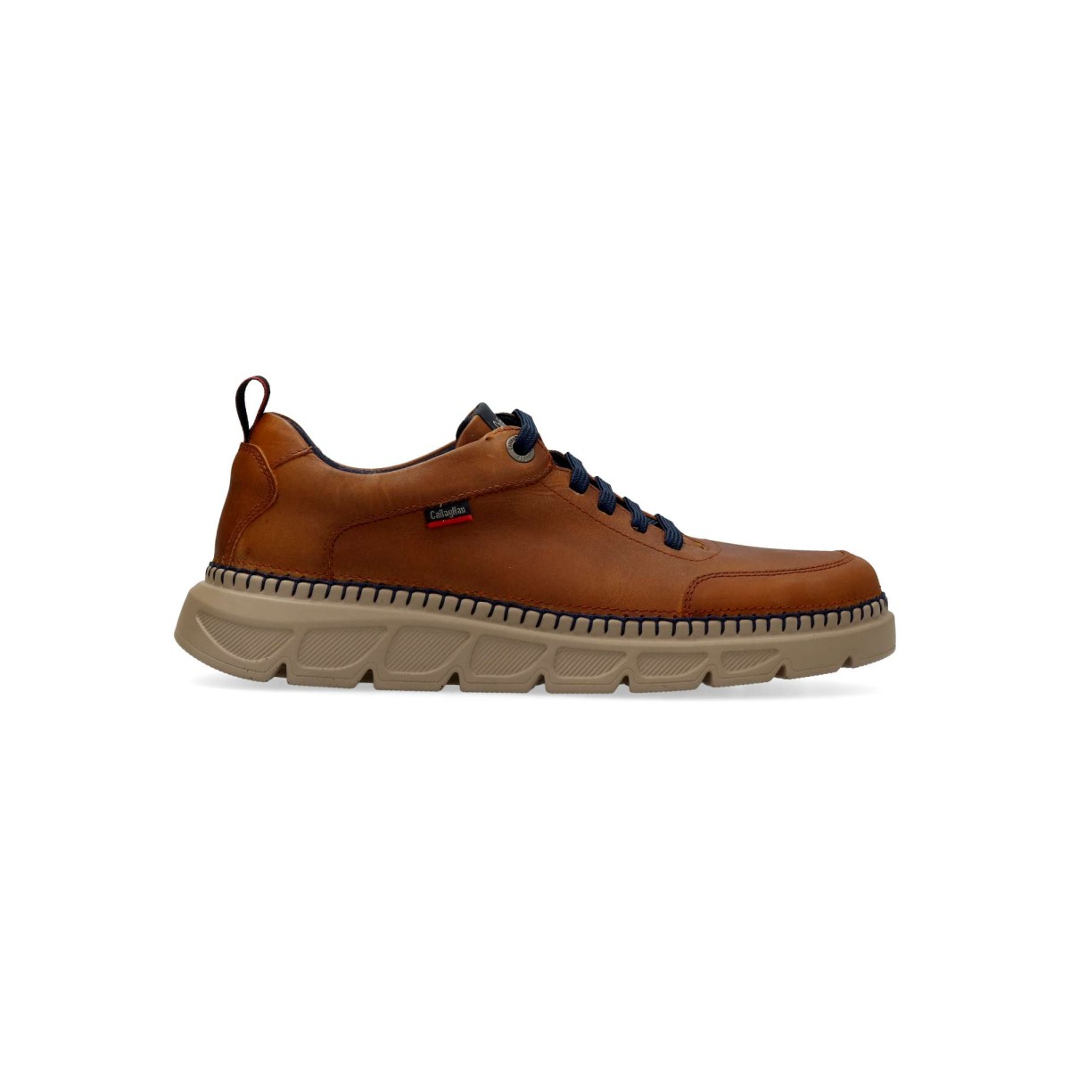 Callaghan - Zapato de vestir casual hombre XL Extralight en piel natural, con cierre de cordones y plantilla acolchada extraíble