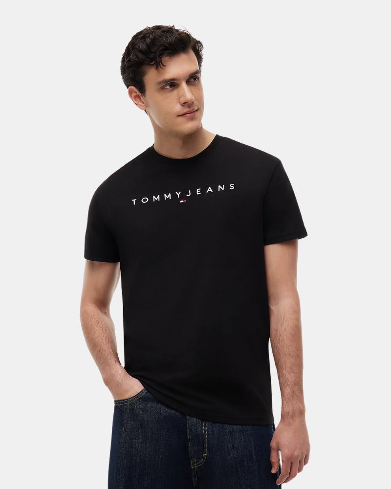 TOMMY HILFIGER DM0DM20744BDS Camisetas Manga corta Hombre Negro