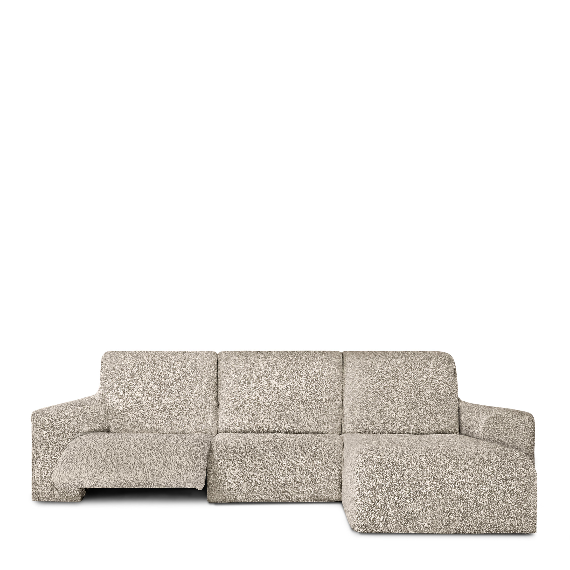 Funda de sofa m/0 ch. longue relax premium roc derecha (Mirando de frente) c/0 brazo corto, Tamaño brazo corto derecha, 170x310x110cm, Fábricada en España
