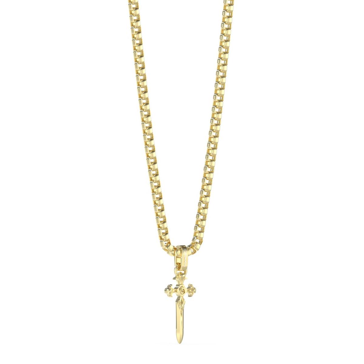 Guess Collar Hombre South Alameda De  Dorado Jumn04024jwygt-u