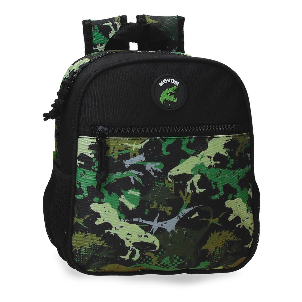 Movom Mochila Escolar Poliéster Raptors Negro