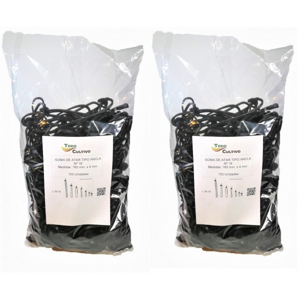Goma ancla atado nº16 caucho EPDM. 300 uds. (2x150)