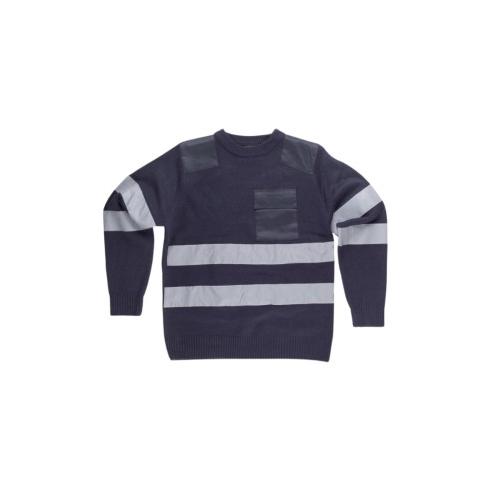 Jersey de Trabajo con Cintas Reflectantes y Refuerzos en Hombros