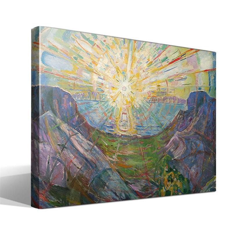 Cuadro Canvas Edvard Munch - Alta Resolución - Lienzo Algodón - Fabricado a Mano