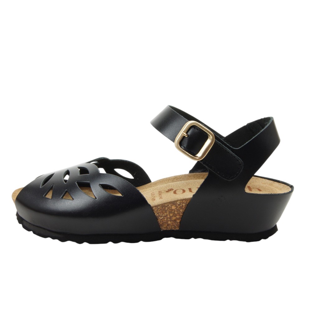 Yokono mod. MONACO 003 sandalia para mujer en piel natural, hebilla