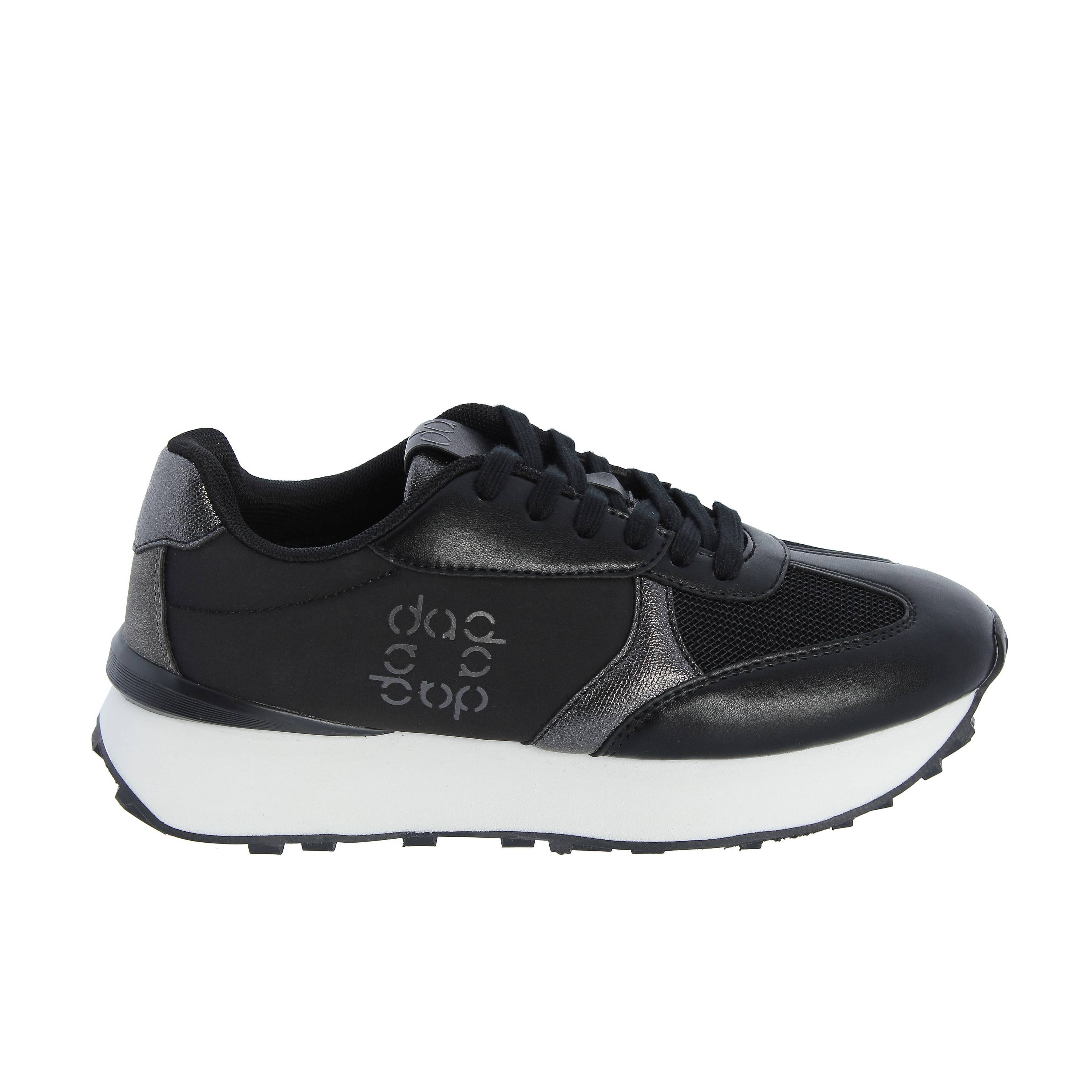 Zapatillas deportivas para mujer DON ALGODON Estonia de piel sintética negro