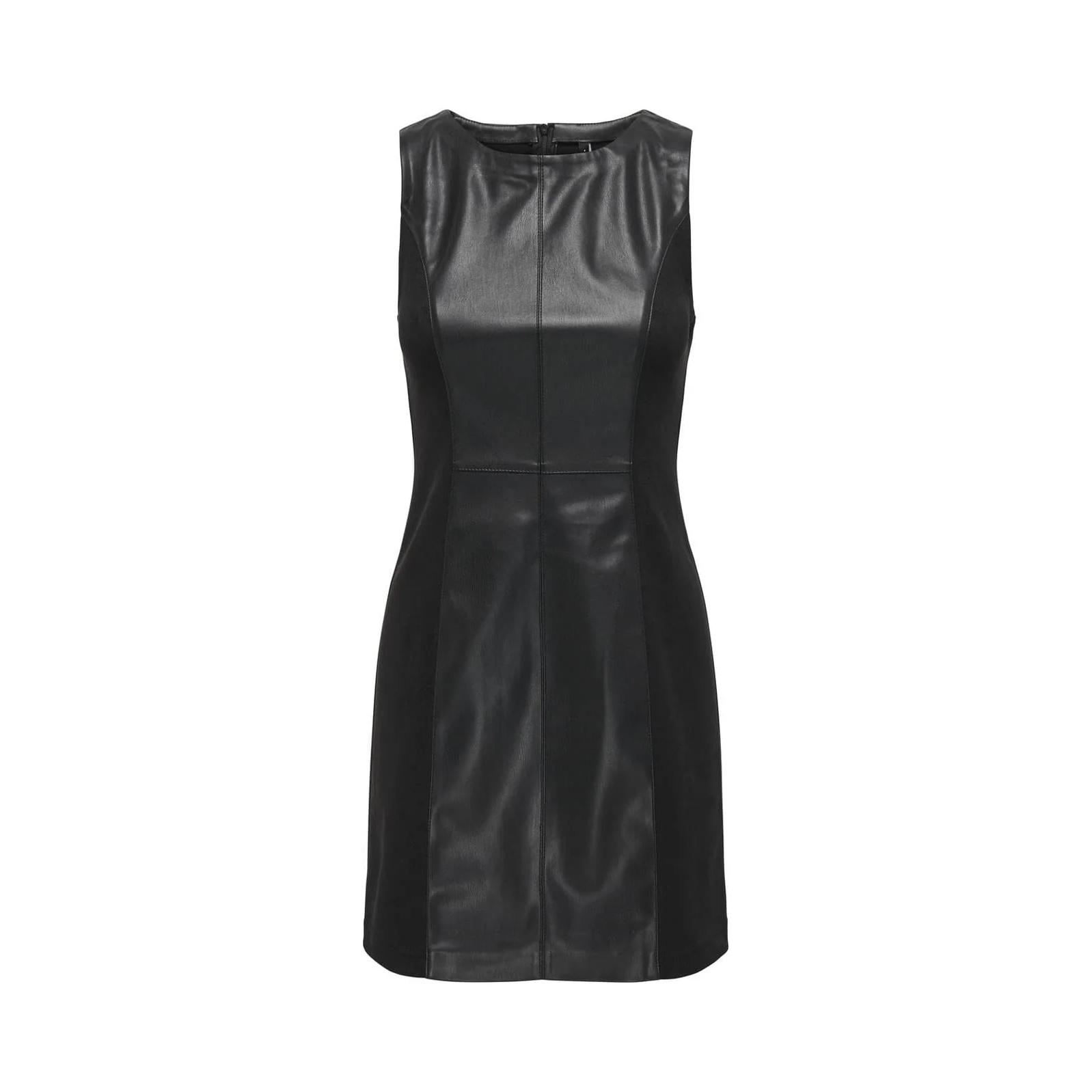 Only mod. 15330045 Vestido s/m combinado polipiel