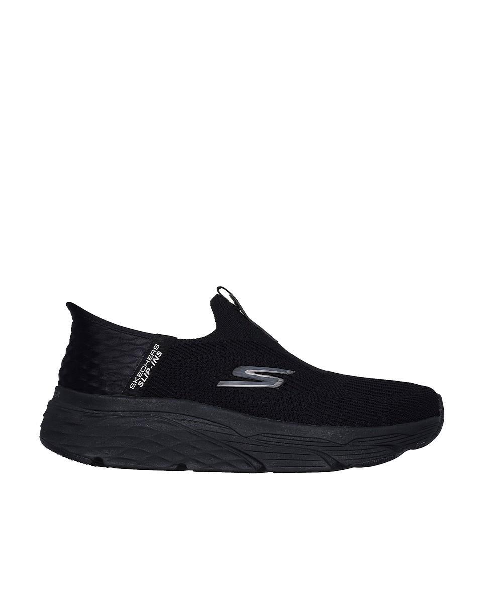 Skechers 220389_BBK Zapatillas de hombre negras en textil 78812