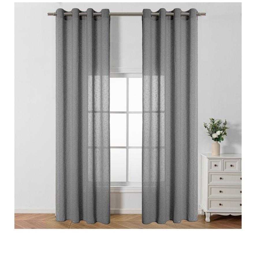 PLUSHOME Cortina Visollo Cocina Salon Dormitorio para Ventana con medidad 140 * 260 para hogar Cocina Decoracion.