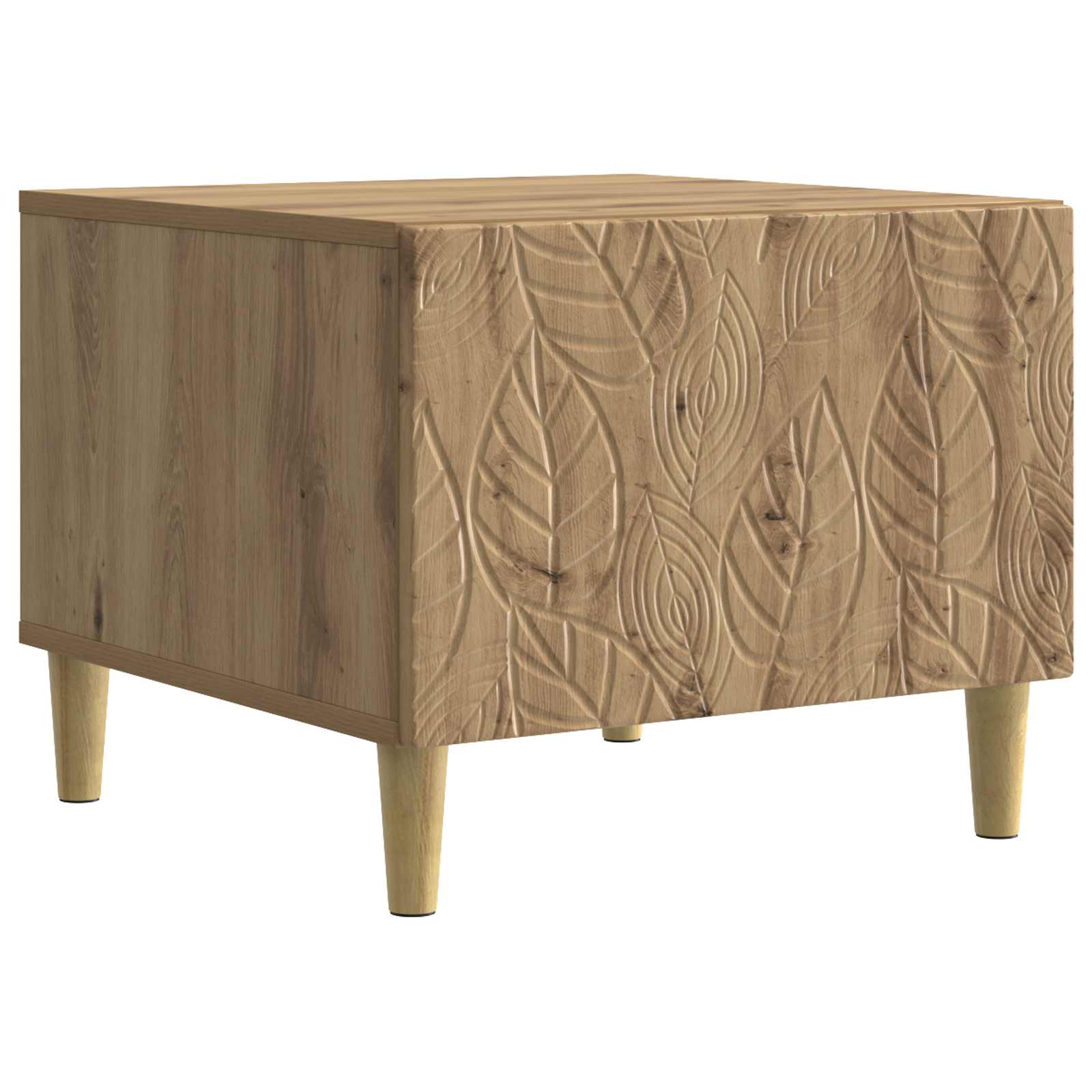 vidaXL Mesa de centro  50 x 49 x 40 cm Madera de ingeniería Multicolor