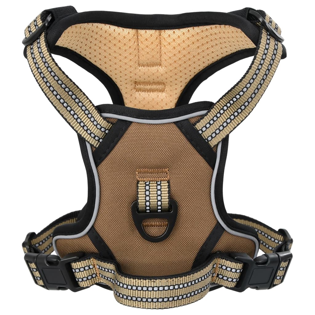 vidaXL Arnés para perros con correa y collar ajustable L Color Azul,  camouflage brown,  Marrón y mas