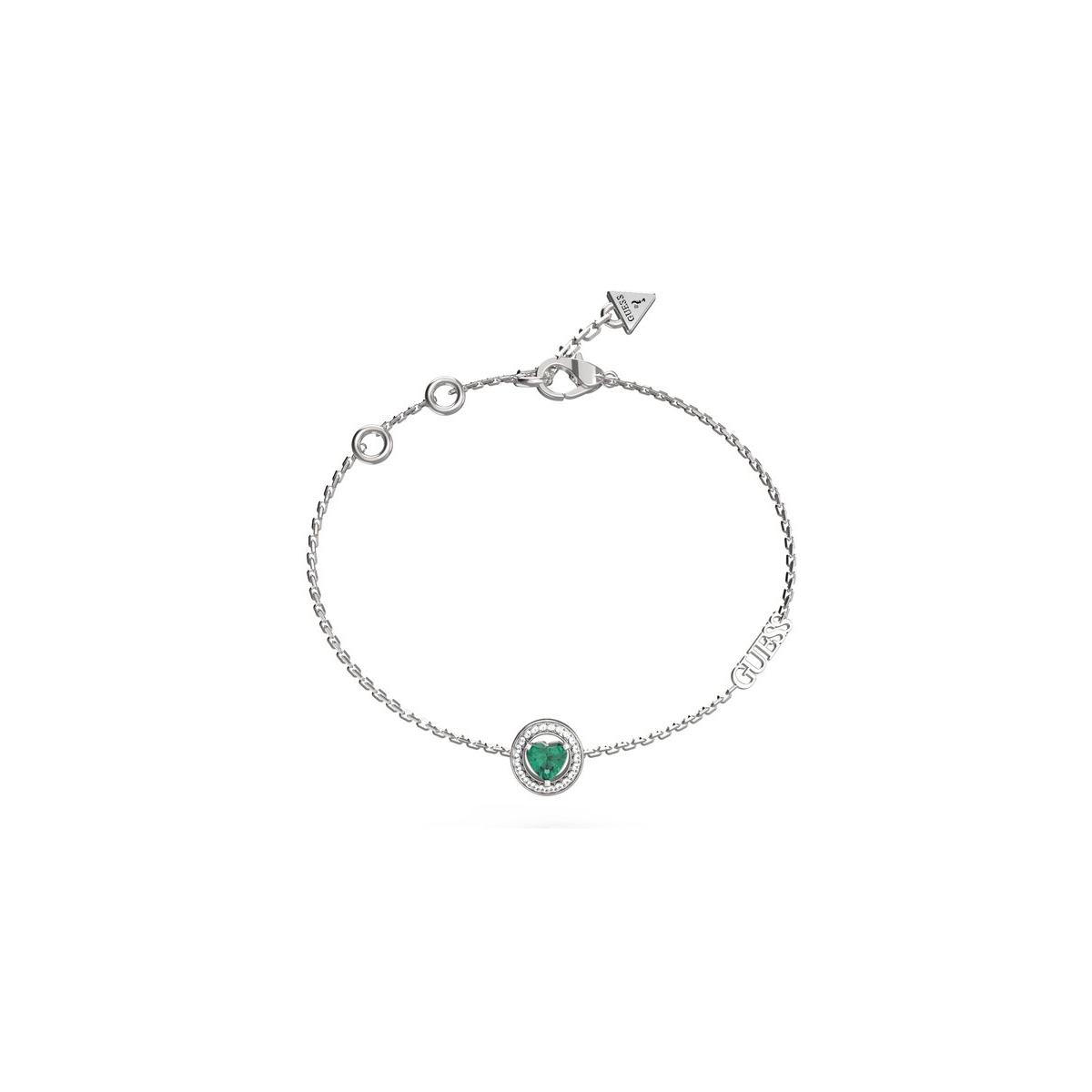 Guess Pulsera Mujer Bracelet M'ama Non M'ama De Acero Plateado Jubb04668jwrhems