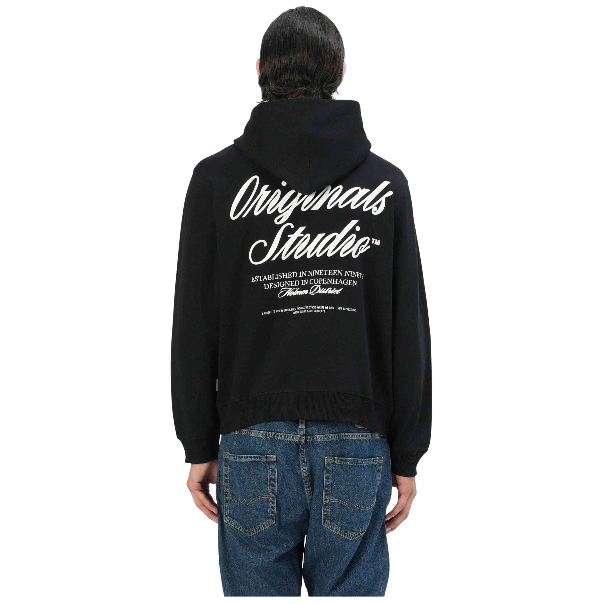 Sudadera Con Capucha Jack & Jones modelo 12283054-NEG para Hombre en color Negro