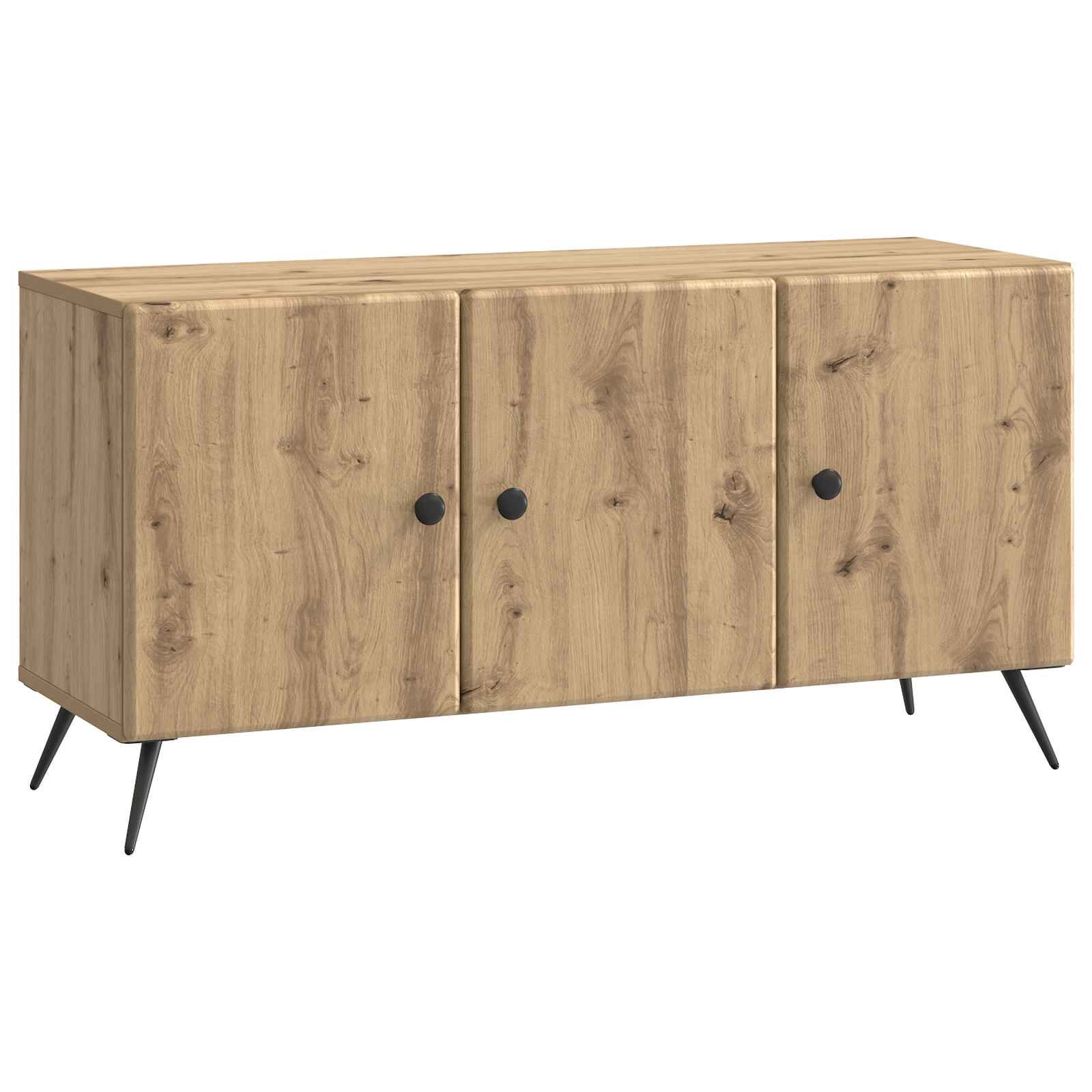 vidaXL Mueble de TV 99 x 34,5 x 50 cm Madera de Ingeniería Multicolor