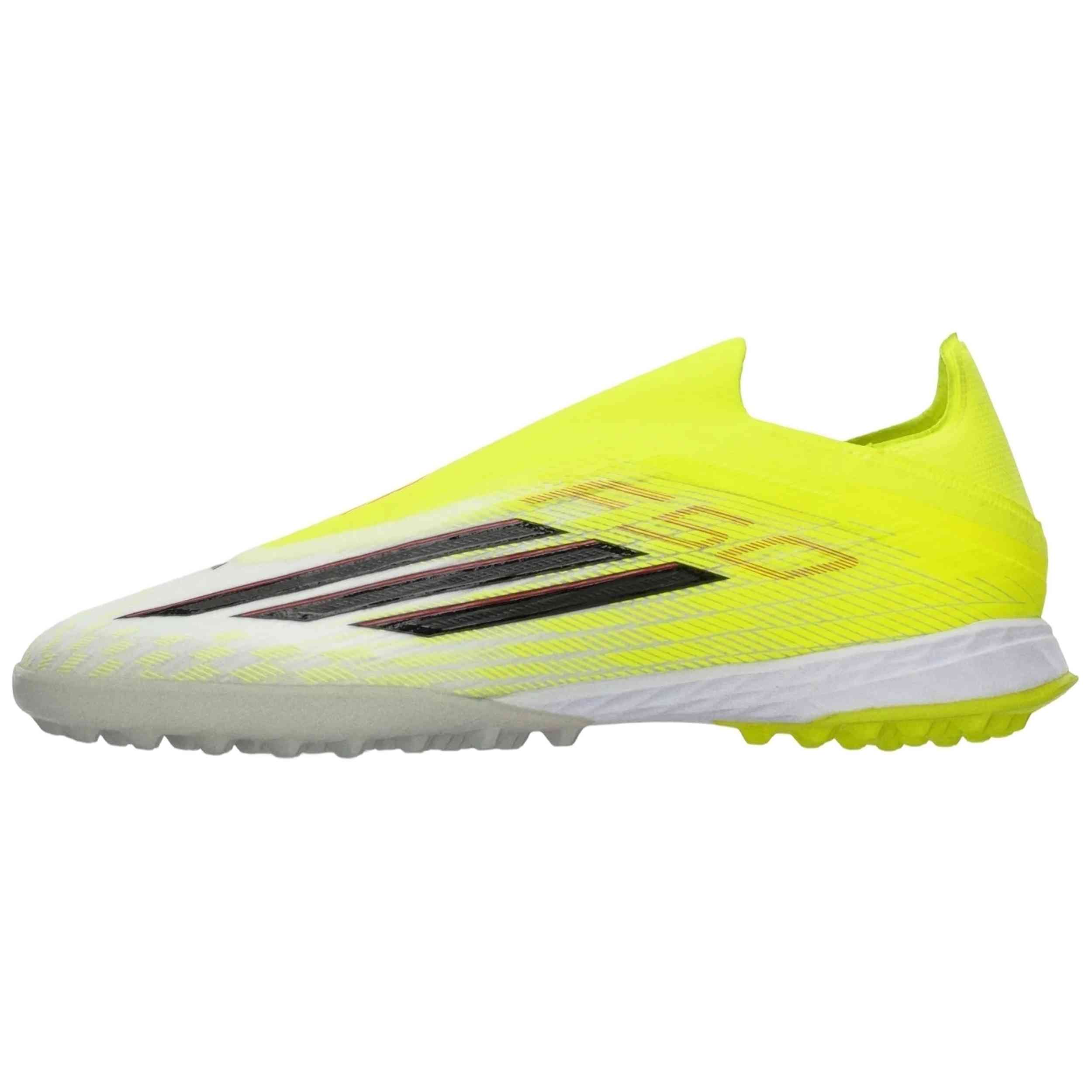 Botas De Futbol Adidas modelo F50 Pro Laceless TF "Solar Yellow / Black" para hombre y mujer en color Amarillo