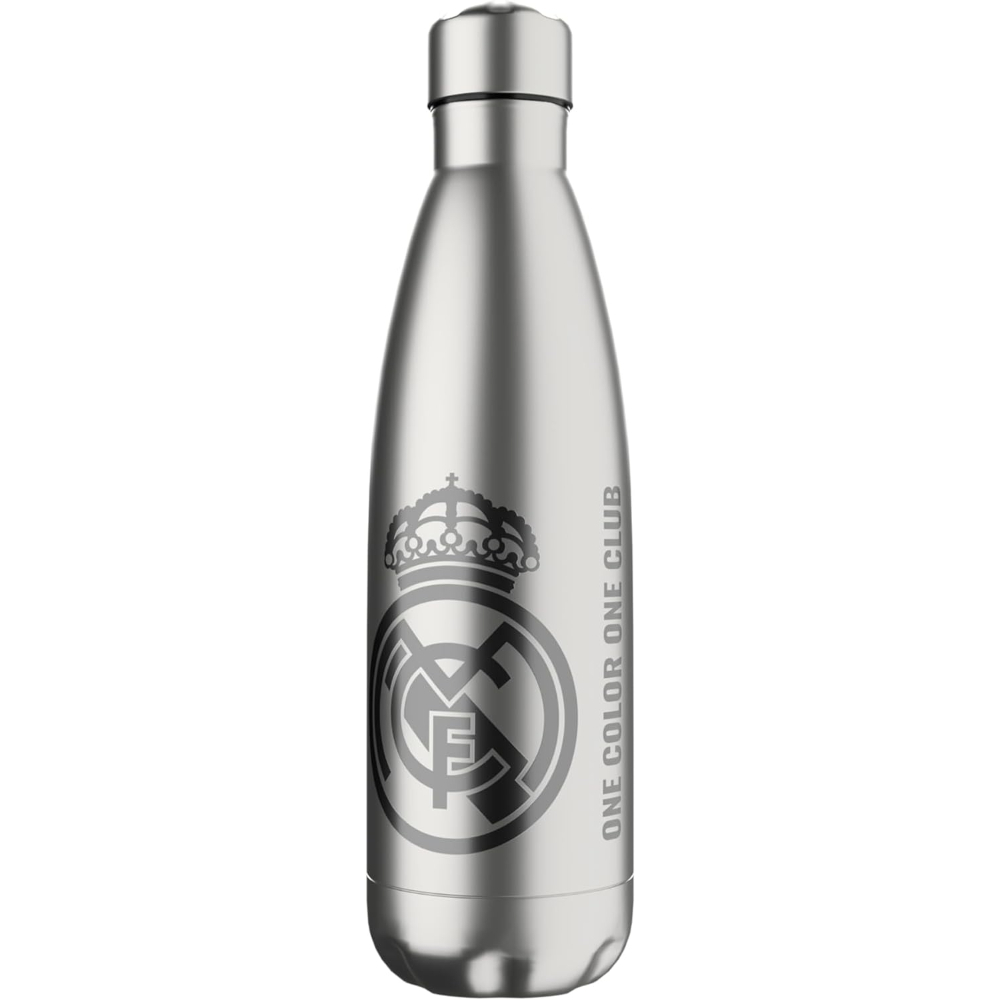 Real Madrid CYP Botella de Acero Doble Pared Plateada 500 ML 74889