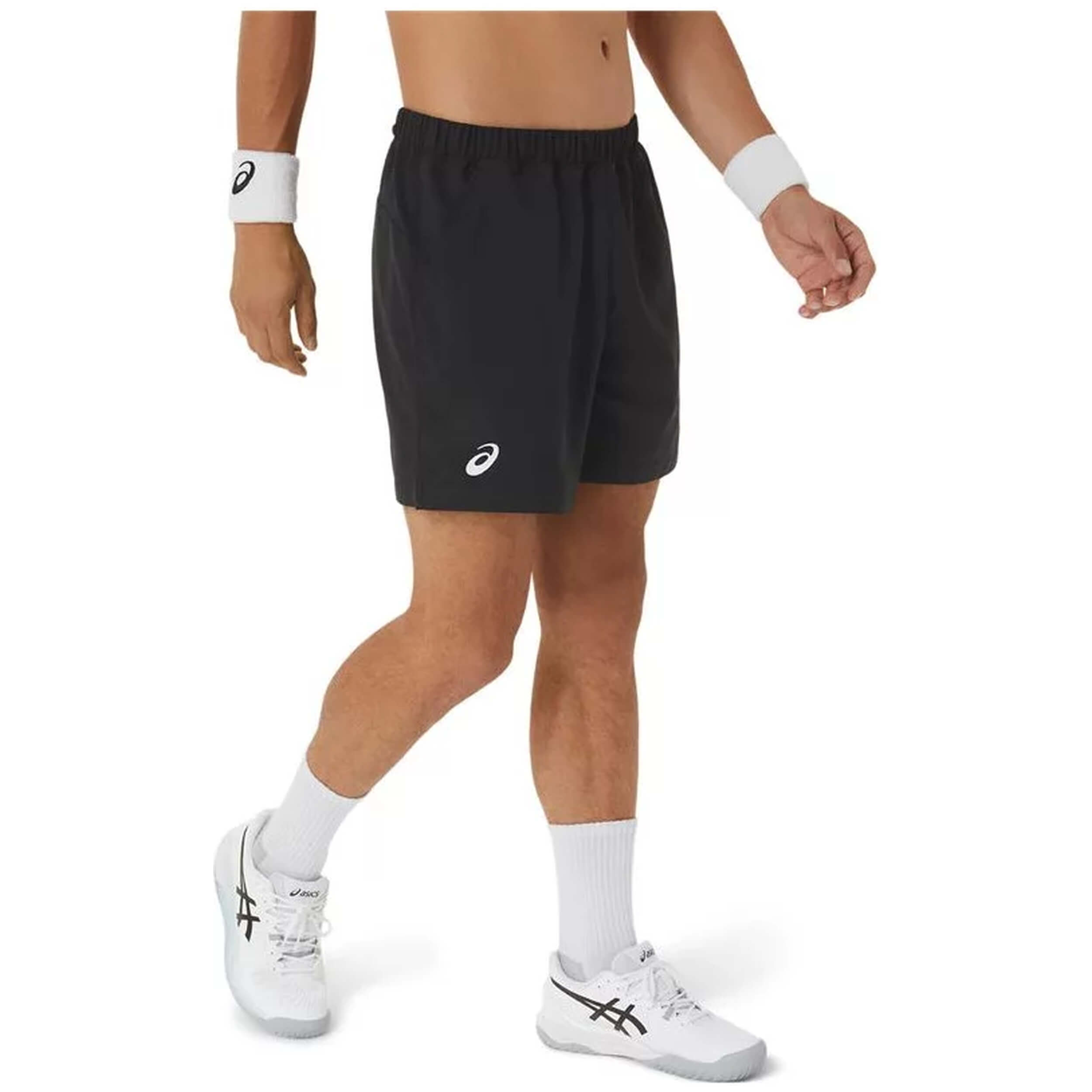 Short Men Court 7In Performance Asics en color Negro