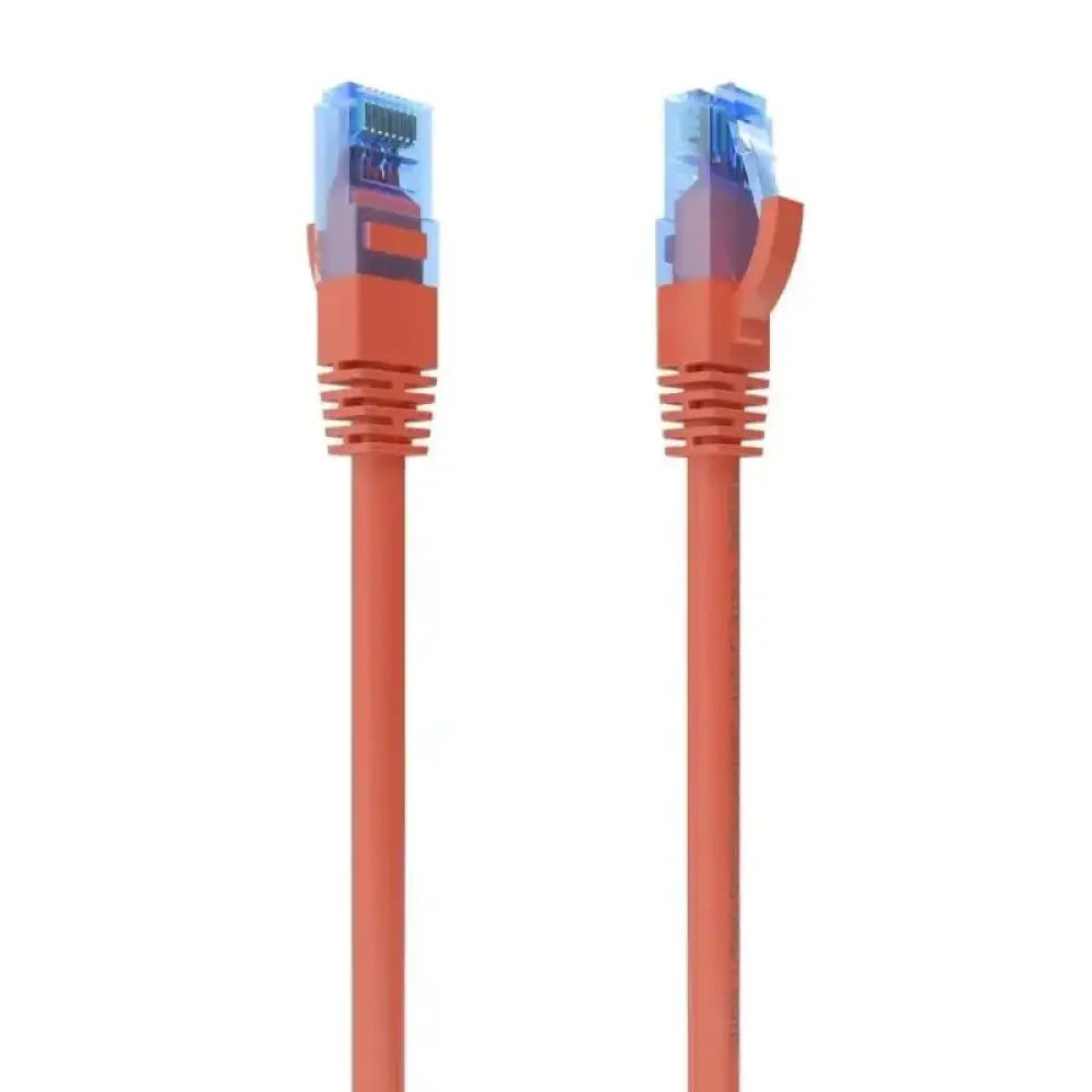 Aisens - Cable de red RJ45 Cat 6 UTP AWG26 CCA de cobre revestido de aluminio, 1 m rojo, velocidad 1000 Mbps y ancho de banda 250 MHz