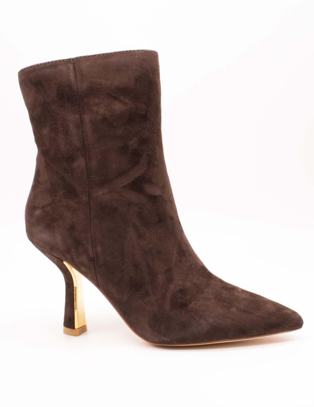 Alma en Pena Botín I260401 Suede Coffee de Mujer