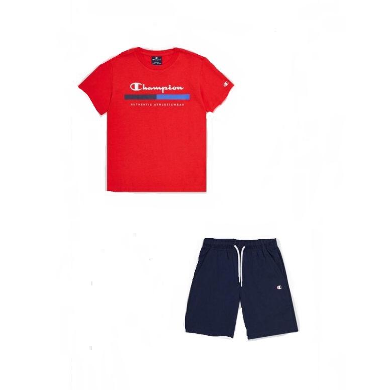 CHAMPION CONJUNTO 306698 ROJO/MARINO CRD/NNY