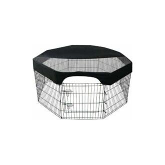 CA Red de cerca octogonal para mascotas de 24 paneles y 8 paneles, cubierta impermeable para sombra. DEBUNS