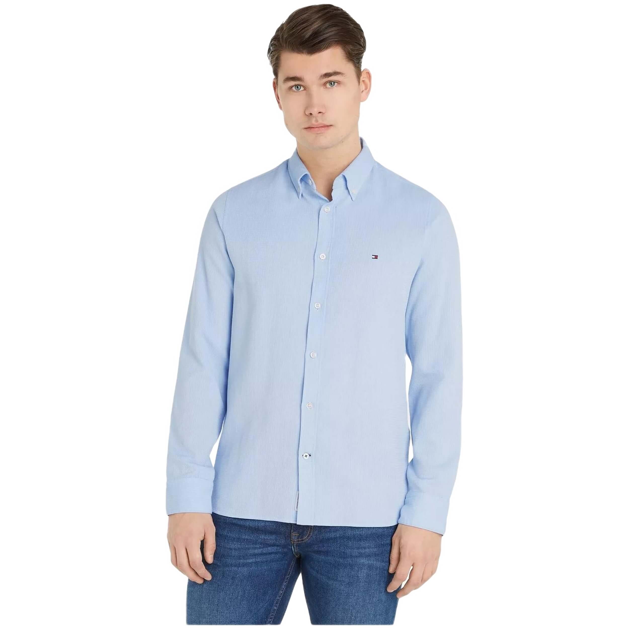 Camisas Tommy Hilfiger modelo MW0MW32879C14 para Hombre en color Azul