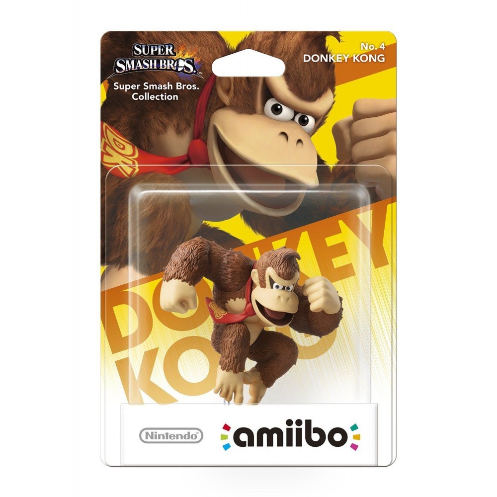FIGURA AMIIBO DONKEY KONG SUPER SMASH BROS. COLLECTION NUMERO 4 Nintendo