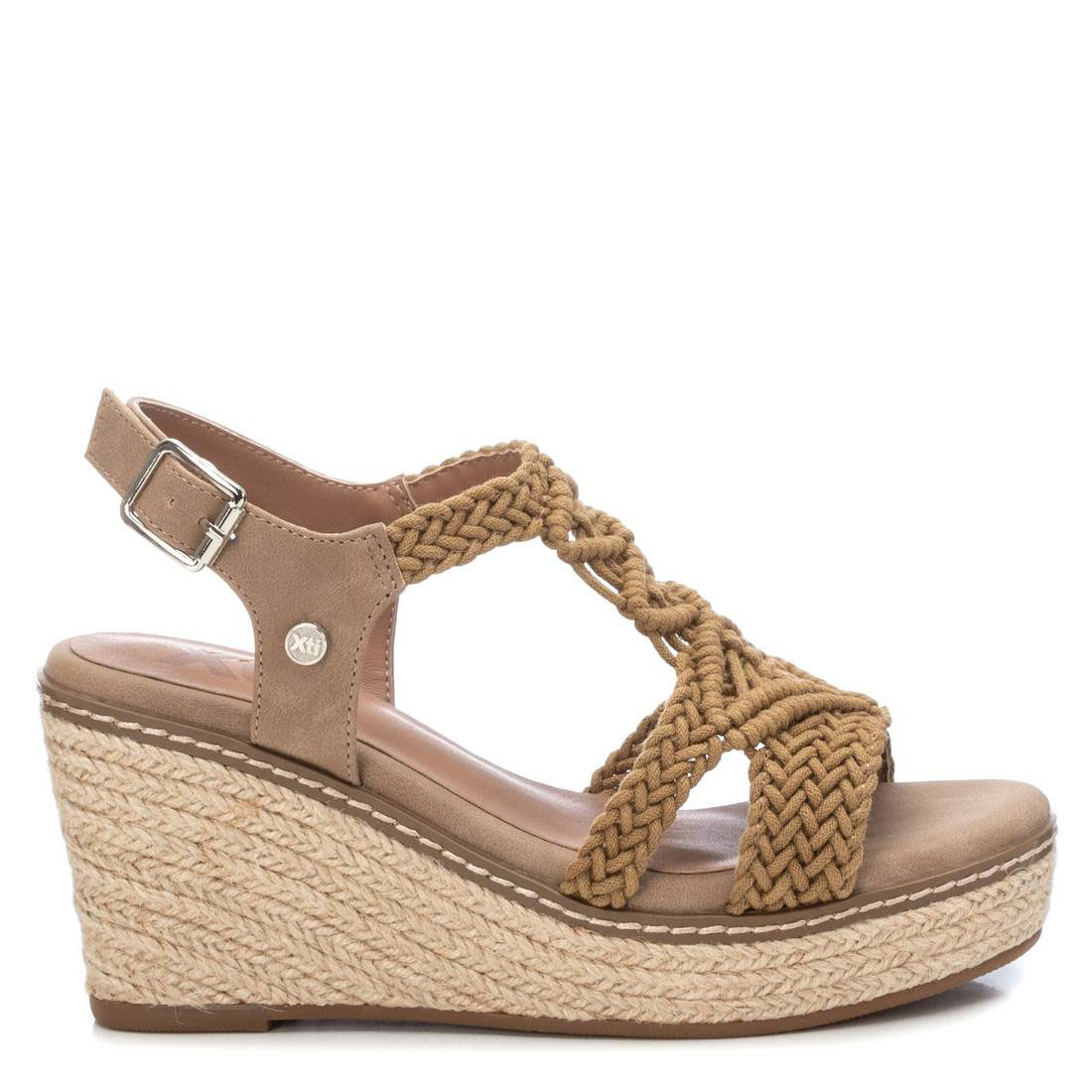 Xti Cuña Taupe 140872-TAUPE , para Mujer