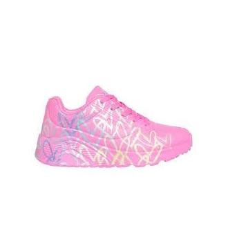 Skechers niña JGoldcrown: UNO Lite - Metallic Joy en