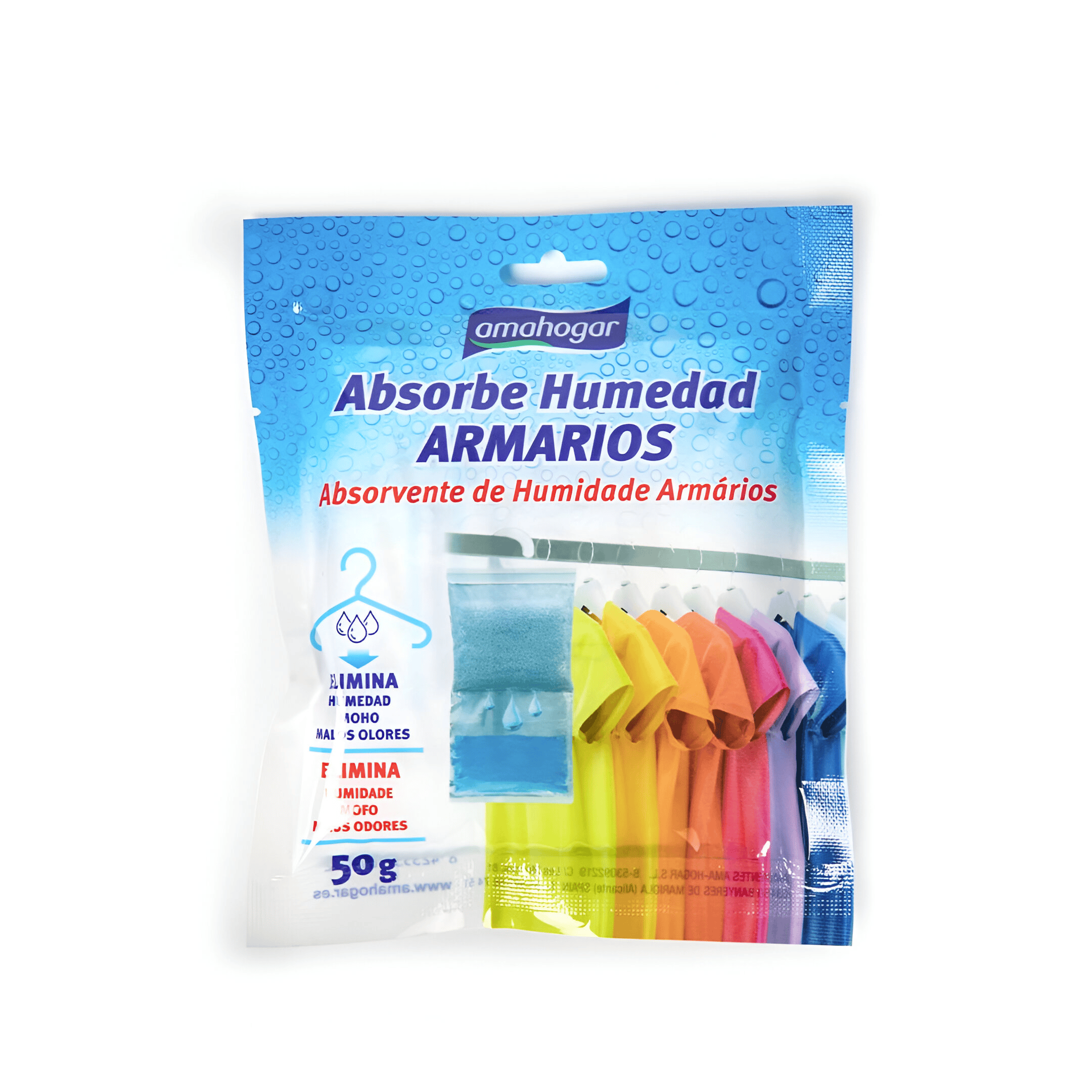 Pack Absorbe Humedad - Elimina Humedad, Moho y Malos Olores - Freshener para Armarios - Ama Hogar.