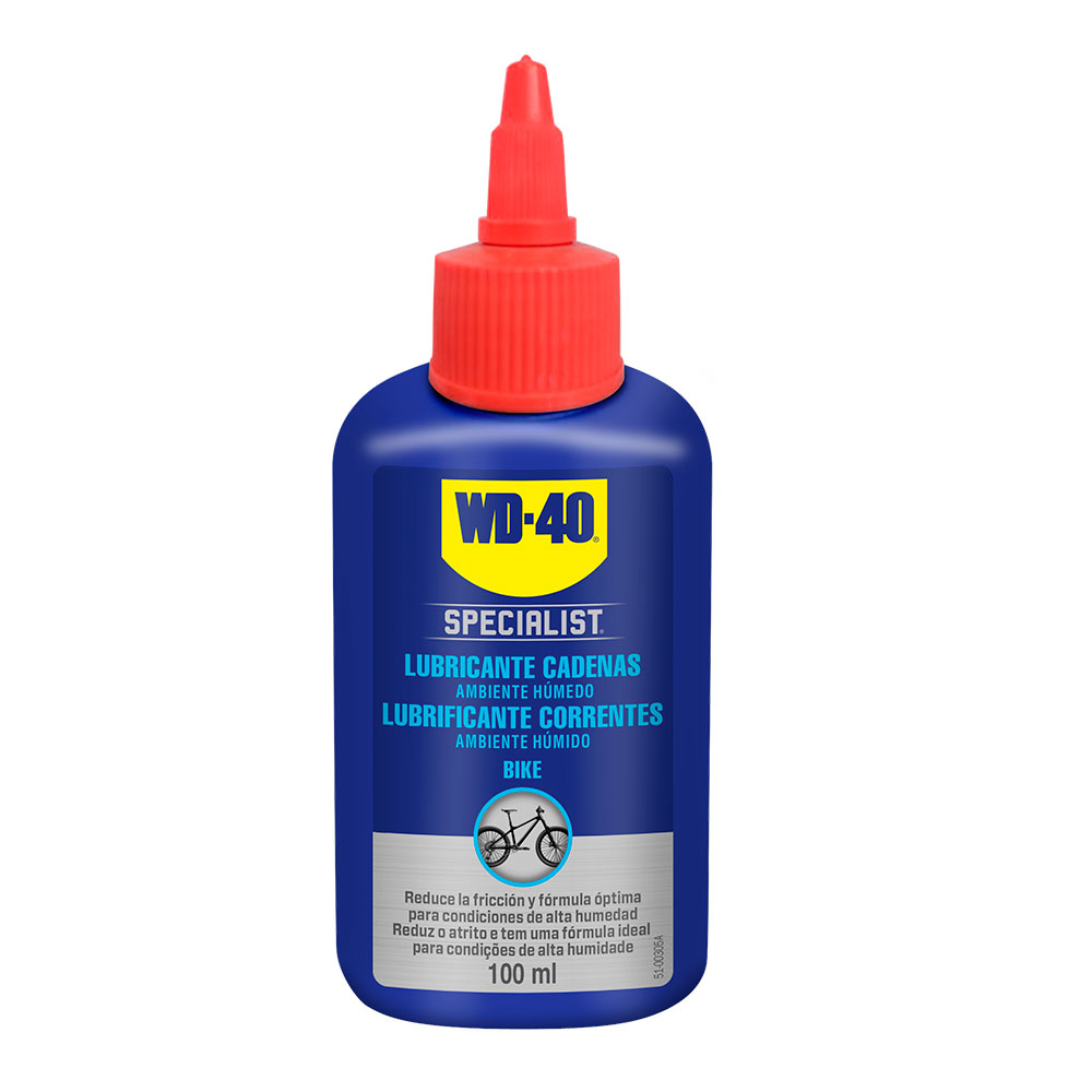 WD-40 – WD-40 Specialist BIKE lubricante cadenas ambientes húmedos.
