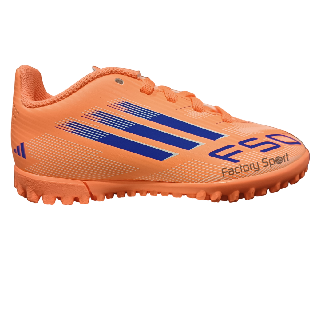 ADIDAS F50 CLUB TF NARANJA/AZUL PARA NIÑOS