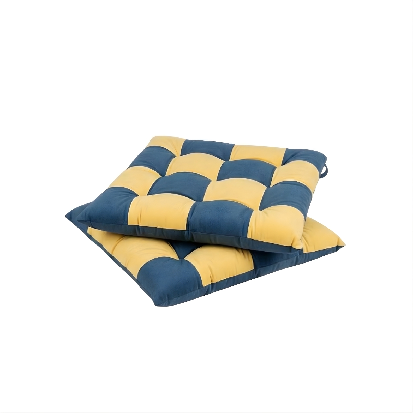 PIND Cojín de Silla Acolchado 40x40 cm Doble Cara Antideslizante. Cojín Decorativo para Silla Terciopelo. Diseño Moderno y Máximo Confort