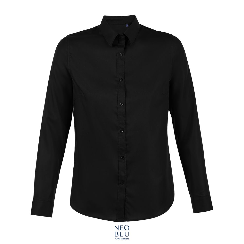 NEOBLU BLAISE WOMEN – Camisa de Vestir de Manga Larga para Mujer