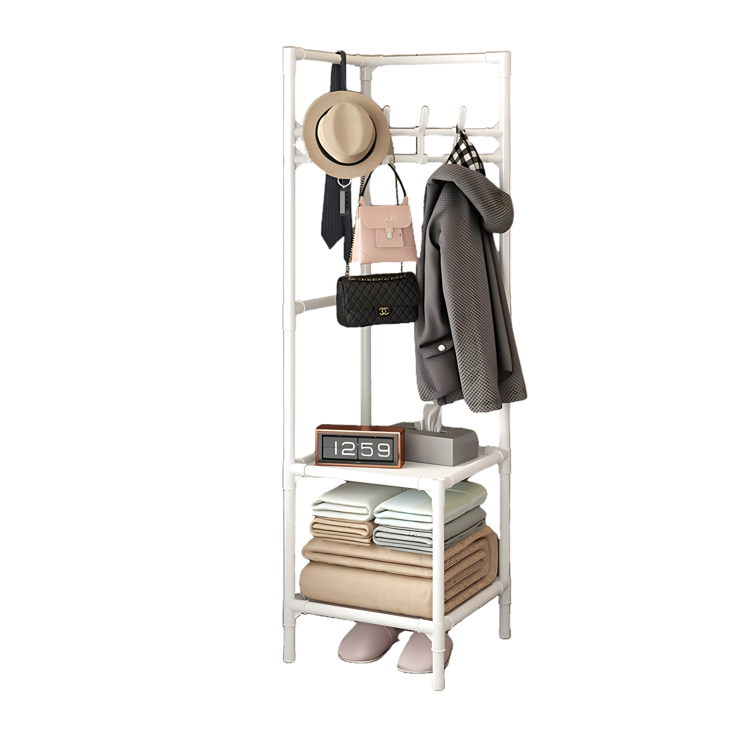 Perchero de pie, Organizador de ropa, Zapatero, Organizador de zapatos, Zapateros para entrada, Recibidor entrada, Armarios roperos, Esquinero, Tendedero, Recibidor, Dormitorio, Perchas para ropa, Estantería metálica, Ahorra espacio