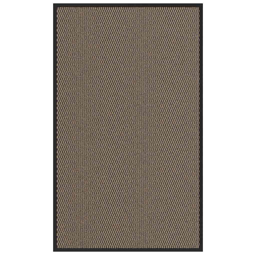 vidaXL Felpudo marrón 90x150 cm