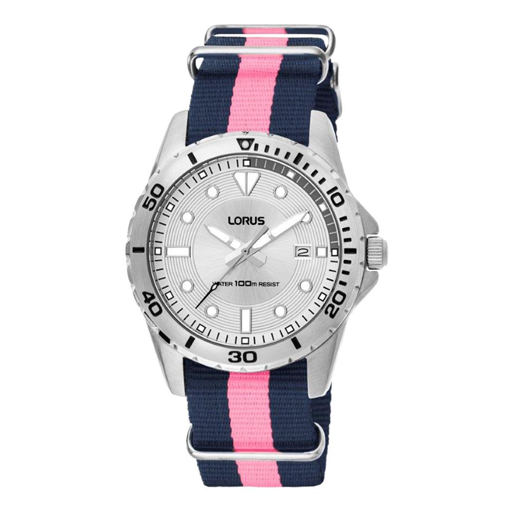 Lorus Reloj Hombre Analogico Cuarzo con Correa de Textil RS937AX4