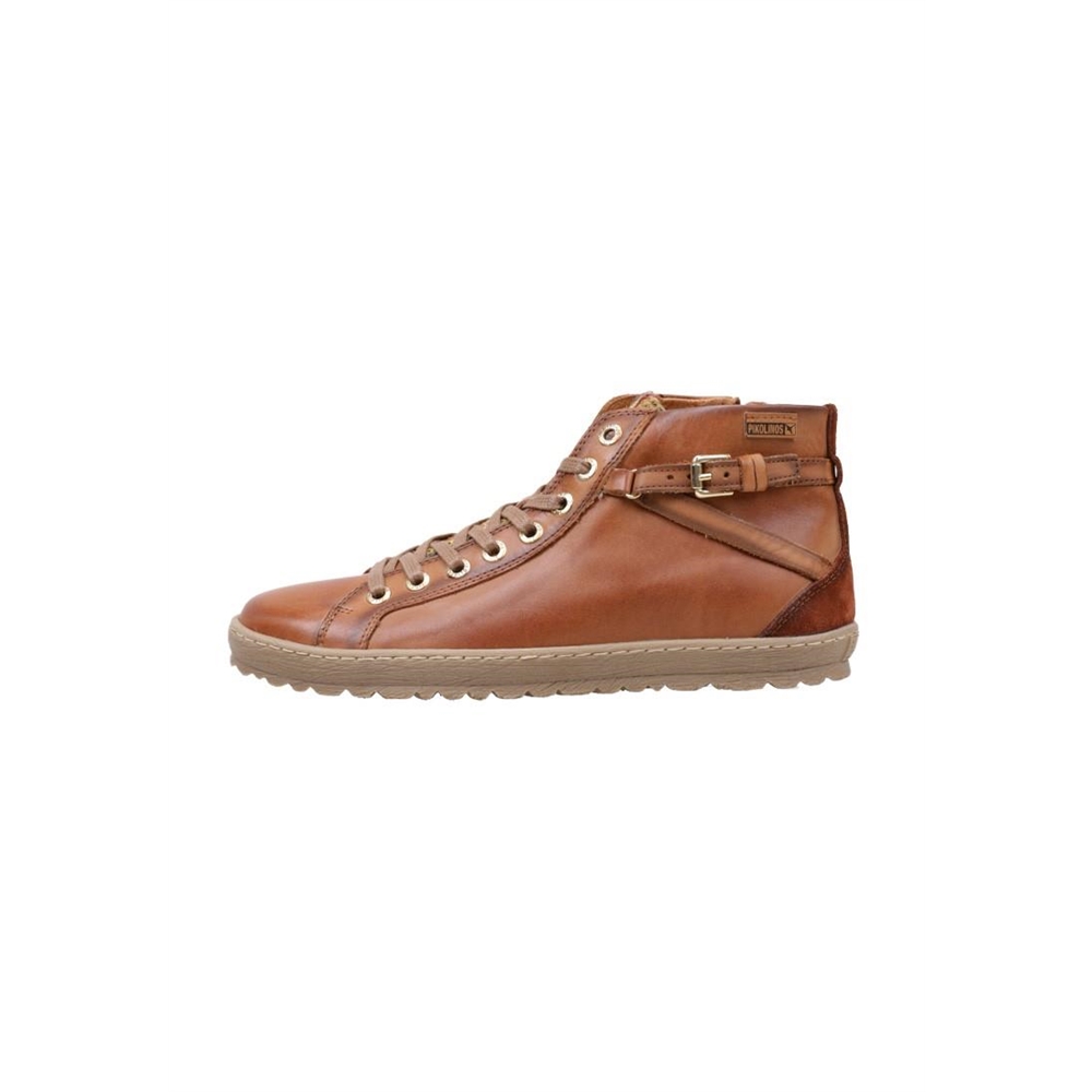 Pikolinos LAGOS 901-7312 BRANDY-COGNAC Botín Plano mujer Camel