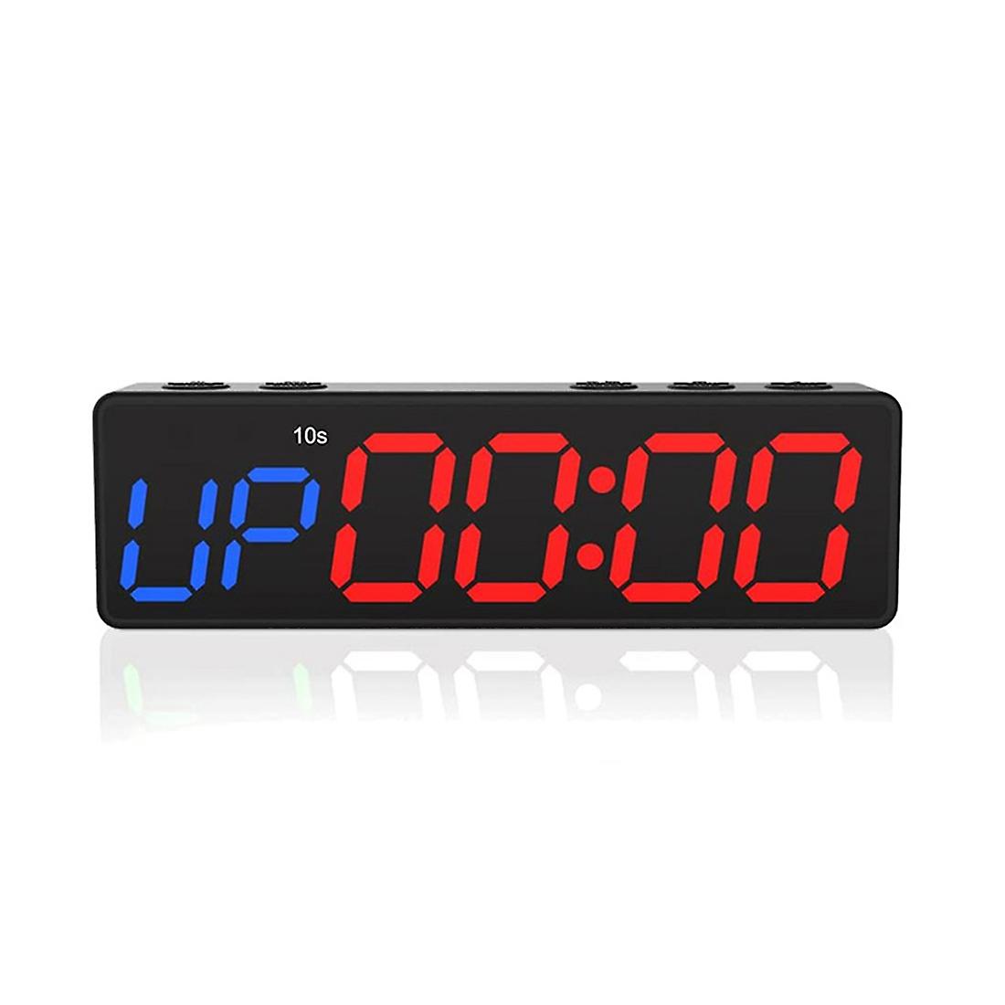 Om Home Reloj de entrenamiento con Barería, mini temporizador portátil de Gimnasio con imán incorporado para gimnasio en casa, programable
