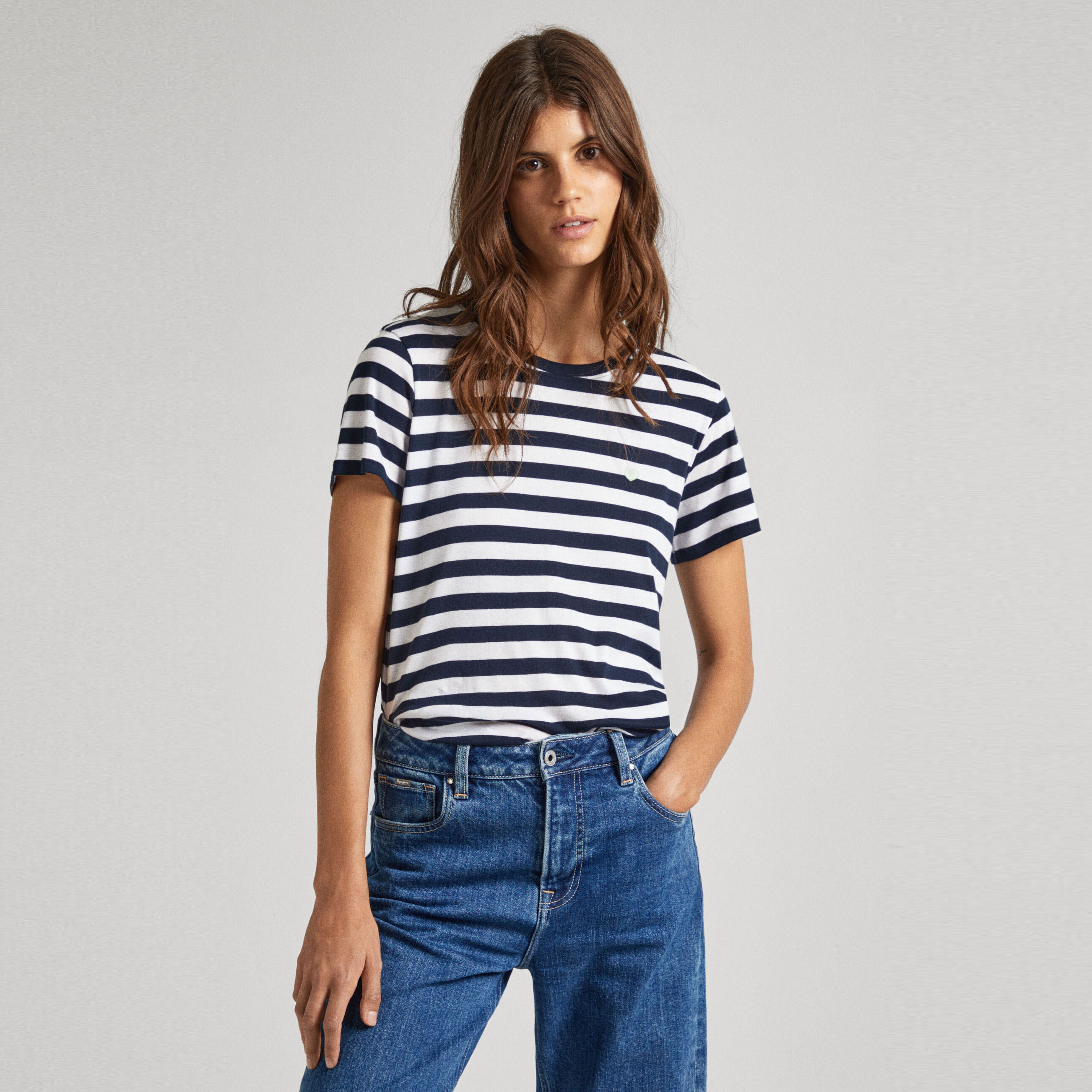 Pepe Jeans Camiseta Jinx Azul PL505845-594 , para Mujer