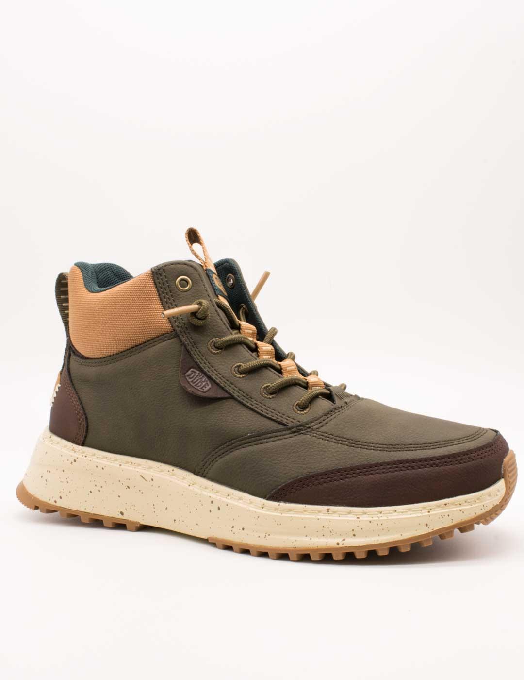Hey Dude Botín HD42059-3ZZ Tahoe Dark Olive de Hombre
