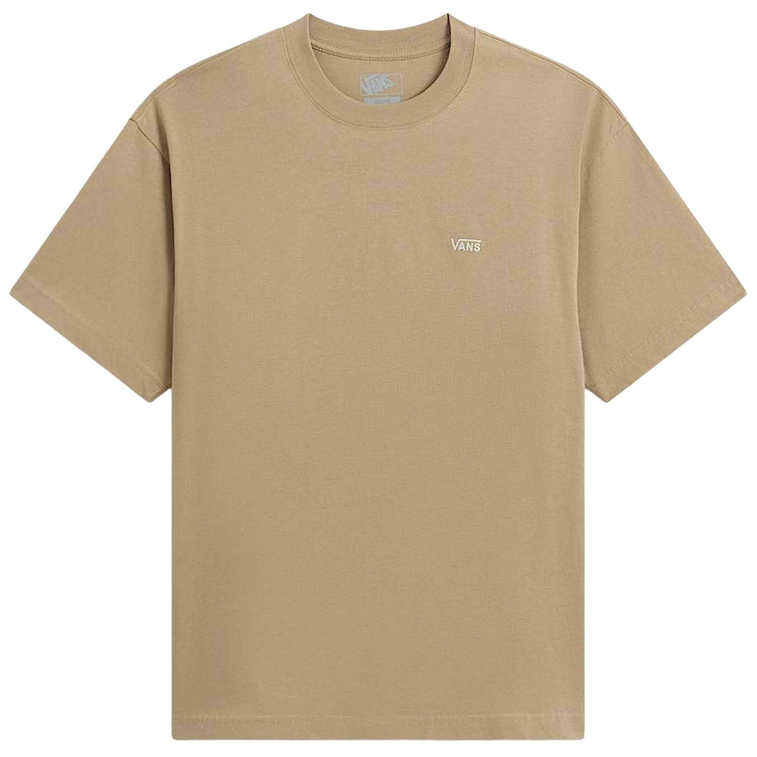 Camiseta De Manga Corta Vans modelo Left Chest II Loose "Incense Brown" para Hombre en color Beige
