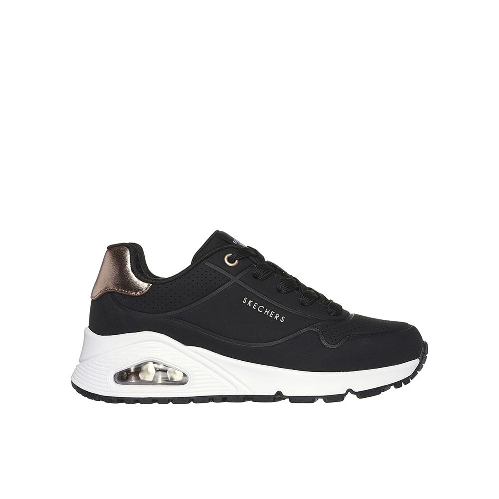 Skechers Uno Gen1 - Shimmer Away Zapatillas para niña negras en sintético 84206