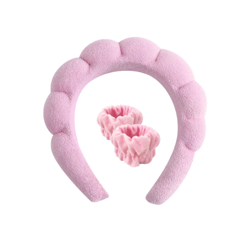 TK Headband De Fibra De Bambú Para Mujer Accesorios De Baño Y Cabello Esponja De Nube Secado Rápido Bandas Para Pelo Y Maquillaje Resistente Al Agua Estilo Moda