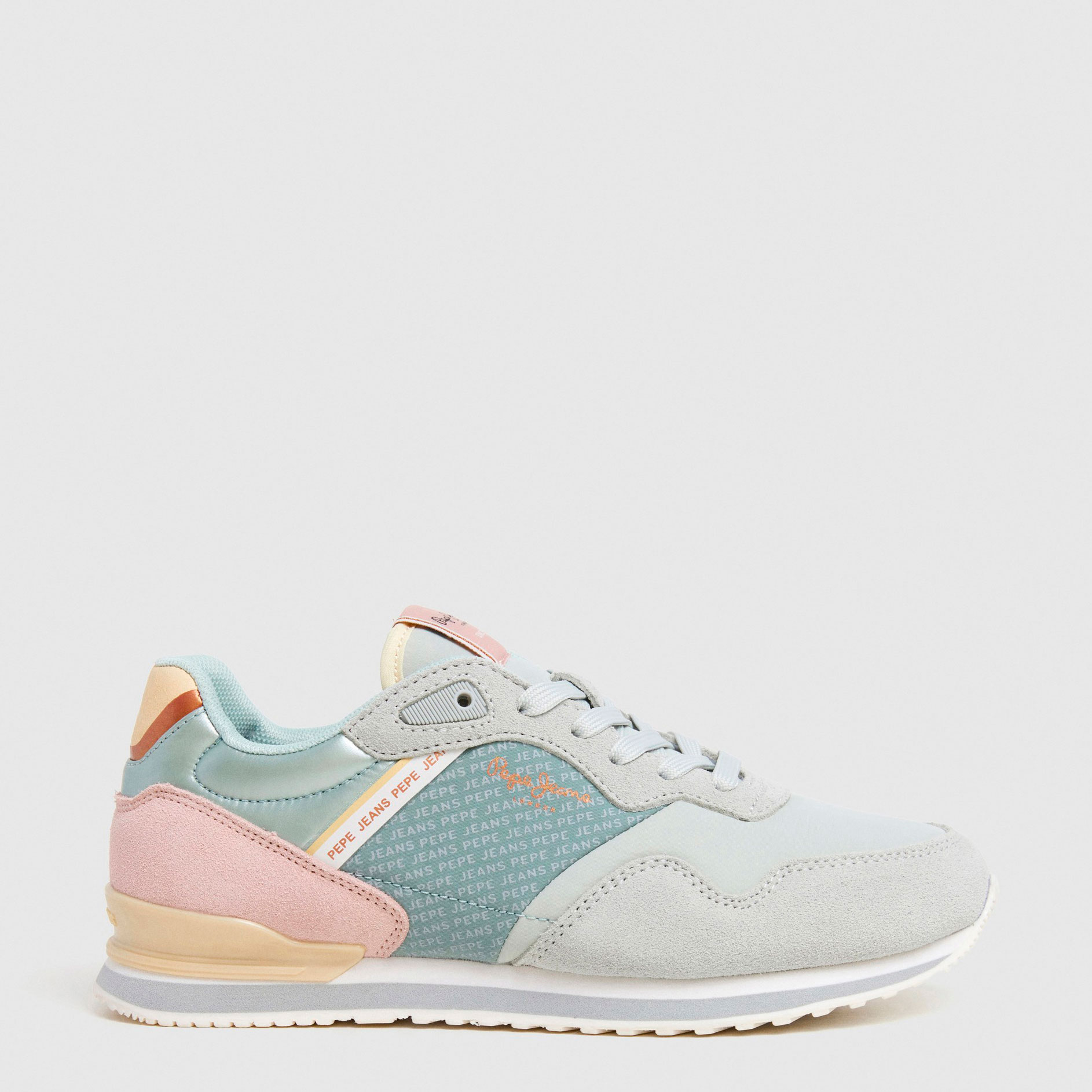 Pepe Jeans Zapatillas London Print Grises PLS40045-913 , para Mujer