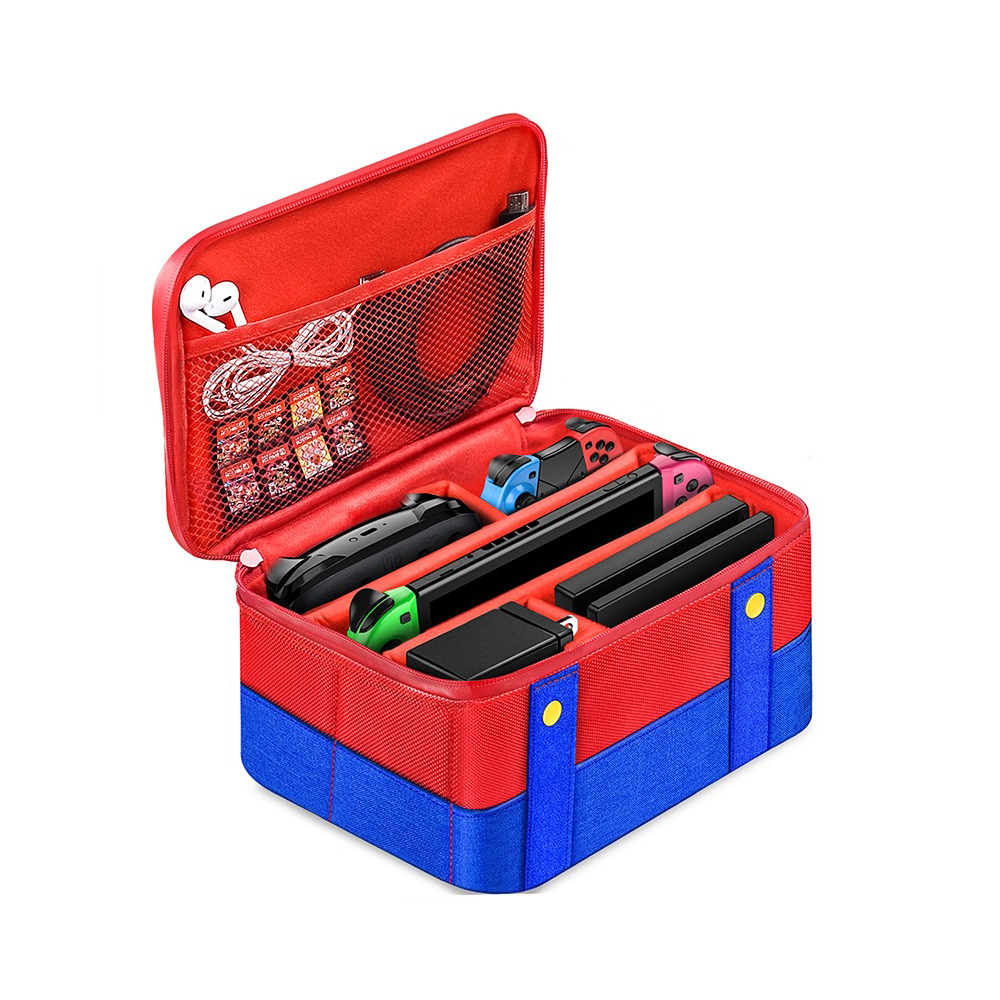 Bolsa de almacenamiento grande para Switch, protector de Transporte de viaje para Consola OLED Pro, accesorios para Switch
