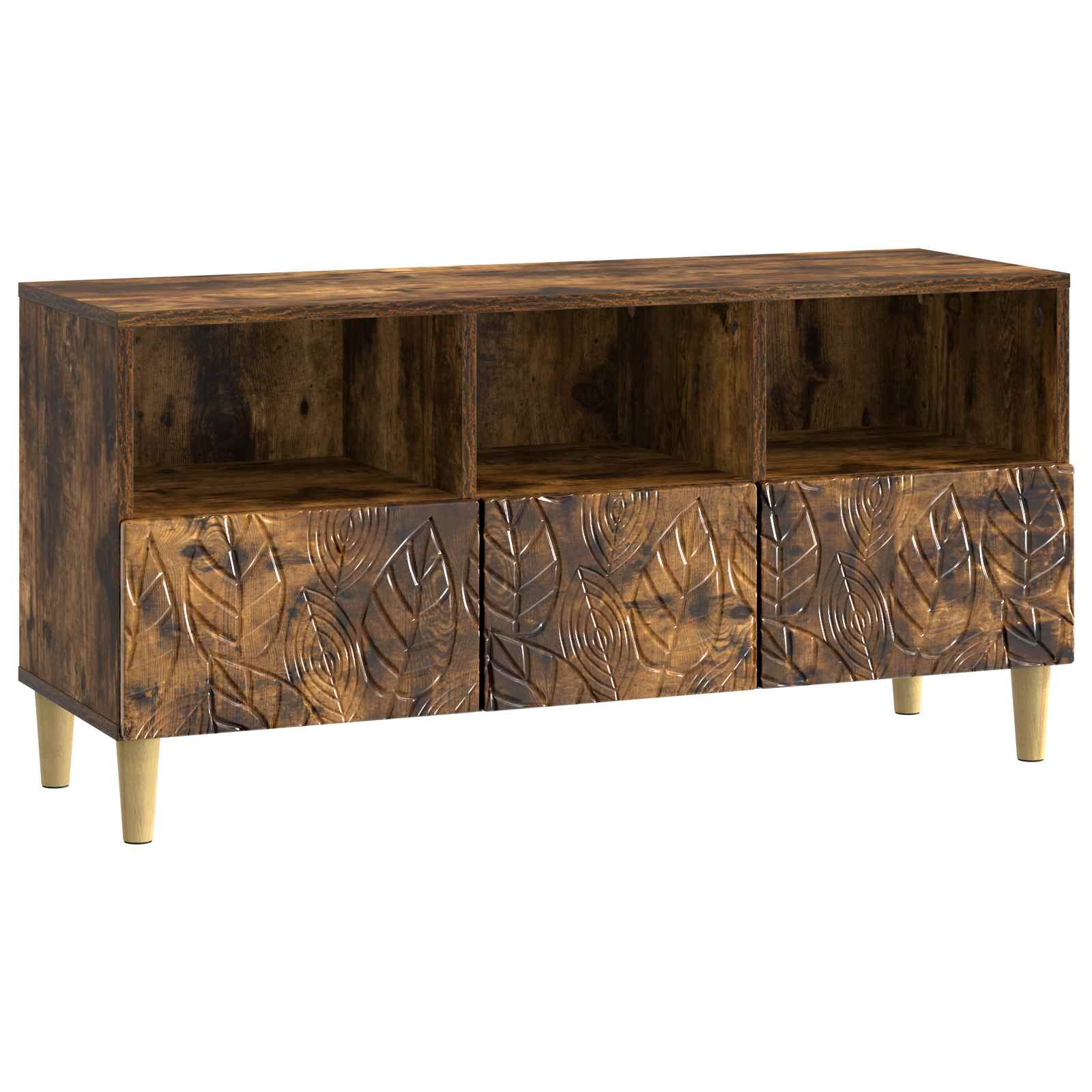 vidaXL Mueble de TV 102 x 34,5 x 50 cm  Madera de ingeniería Multicolor